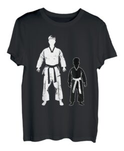 Vatertags Papa und Sohn Passender Taekwondo T-Shirt