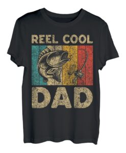 Vatertagsgeschenk lustige Angelrolle Cool Dad T-Shirt