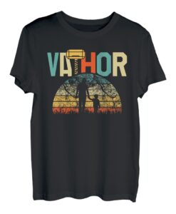Vathor Fathor Thor Vater Liebe Cool Papa T-Shirt