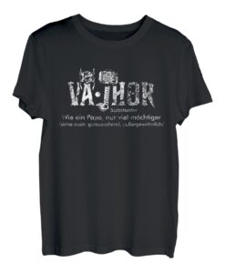 Vathor Vater Thor Cool Hammer Papa Fathor Opa T-Shirt T-Shirt