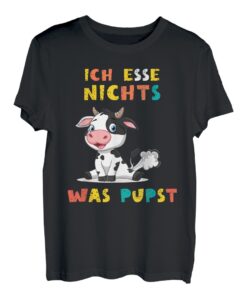 Vegetarier Veganer Vegan Ich esse nichts was pupst T-Shirt