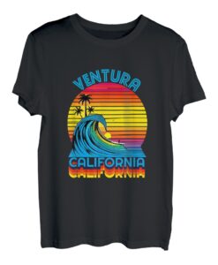 Ventura California Surf- und Strand-Souvenir im Retro-Stil T-Shirt