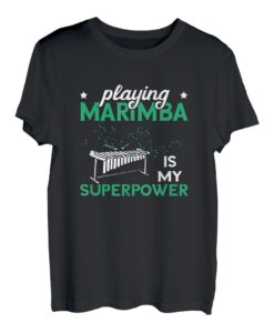 Vibraphone Superpower Musiker Marimba Instrument T-Shirt