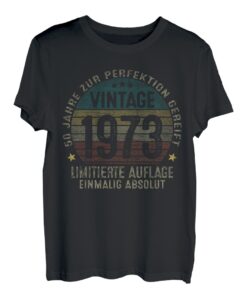 Vintage 1973 Der Mann Mythos Die Legende Legendär Seit 1973 T-Shirt