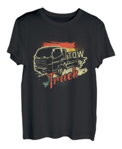 Vintage Abschleppwagen Driver Trucker T-Shirt