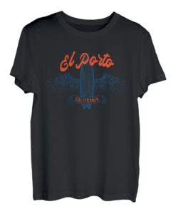 Vintage El Porto California Palmen CA Retro Surf T-Shirt