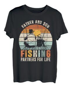 Vintage-Fitter-Sohn-Angelpartner fürs Leben T-Shirt