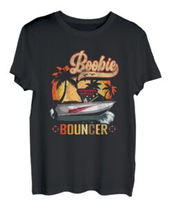 Vintage Funny Boobie Bouncer Segelboot Motorbootfahren T-Shirt