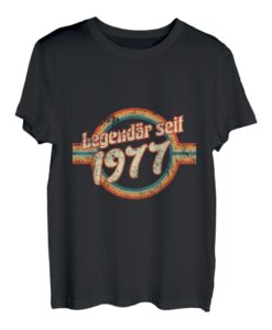 Vintage Geburtstag Legendär Seit 1977 T-Shirt