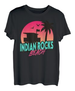 Vintage Indian Rocks Beach Florida Palmen FL Retro T-Shirt
