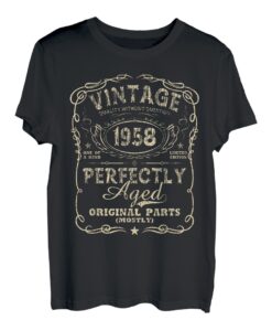 Vintage Made In 1958 T-Shirt 65. Geburtstag T-Shirt