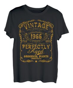 Vintage Made In 1966 T-Shirt 57. Geburtstag T-Shirt
