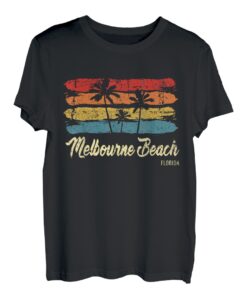 Vintage Melbourne Beach Florida Palmen FL Retro T-Shirt