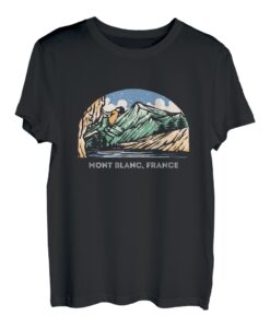 Vintage Mont Blanc, Frankreich Klettern Bouldern Mountain T-Shirt