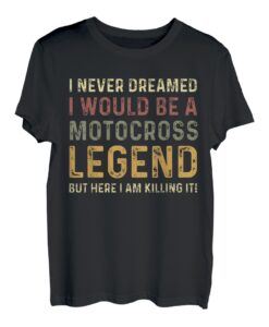 Vintage-Motocross-Legende Dirtbike T-Shirt
