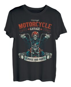 Vintage Motorrad Shirt Old Biker T-Shirt