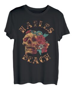 Vintage Neapel Beach Florida Tattoo FL Ink Skull T-Shirt