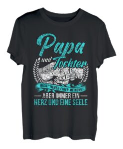 Vintage Papa und Tochter Vater Tochter Partnerlook Vatertag T-Shirt