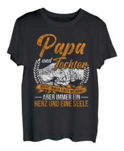 Vintage Partnerlook Papa und Tochter Vater Tochter Vatertag T-Shirt
