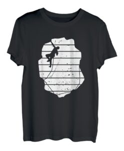 Vintage Retro Seilkletterer Bouldern T-Shirt