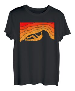 Vintage Retro Seilkletterer Bouldern T-Shirt