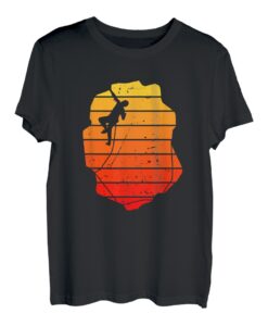 Vintage Retro Seilkletterer Bouldern T-Shirt