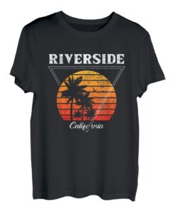 Vintage Riverside California Palmen CA Retro T-Shirt