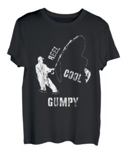 Vintage Rolle Cool Gumpy Shirt Angeln Fischer Geschenk T-Shirt