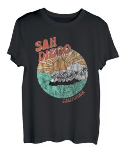 Vintage San Diego California Palmen CA Retro T-Shirt