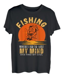 Vintage-, Spaß-, Retro-, Sonnen- und Angel-Grafikkleidung T-Shirt