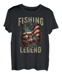 Vintage-Stil, USA-Flagge, Zitat, Angellegende T-Shirt