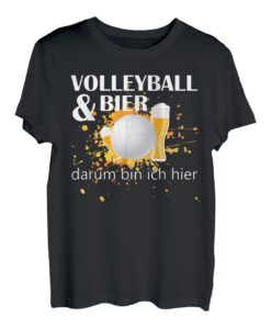 Volleyball und Bier | Volleyball & Bier, Volleyball Geschenk T-Shirt