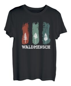 Waldmensch Baum Holzfäller Förster Wald Jäger Motorsäge Axt T-Shirt