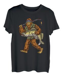 Walleye Fishing Sauger Jagd Bigfoot Angler T-Shirt
