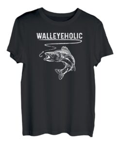 Walleyeholic Zanderfischerei Zanderfischer T-Shirt