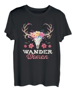 Wander Woman T-Shirt Damen Wander Tshirt Damen lustig Frauen T-Shirt