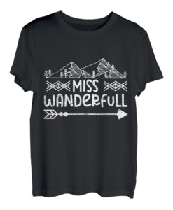 Wanderfull Miss Wanderfull Bergsteiger Wanderer Frauen T-Shirt