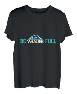 Wanderfull Wanderer Gipfelsport Bergsteiger Bergfan T-Shirt