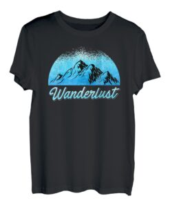 Wanderlust Bergsteiger Wanderer Gipfelsport Bergliebe T-Shirt