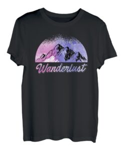 Wanderlust Bergsteiger Wanderer Gipfelsport Bergliebe T-Shirt