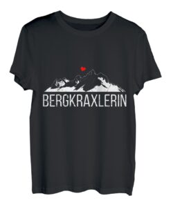 Wandern Bergmädel Bergkraxlerin Wanderer Berge Frauen T-Shirt