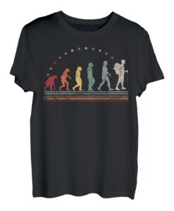 Wandern Evolution Retro Natur Hobby Wandern T-Shirt