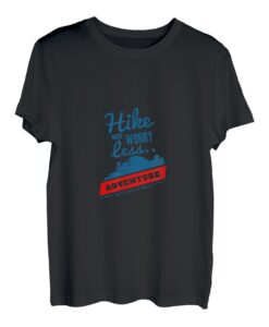 Wandern Sie mehr, machen Sie sich weniger Sorgen, Abenteuer, Bergsteigen T-Shirt