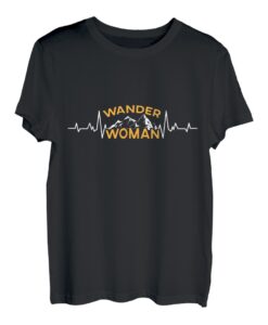 Wanderwoman Bergfan Wanderer Frauen Hiking Wanderlust T-Shirt