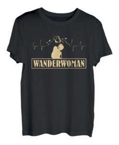 Wanderwoman Bergsteiger Wanderlust Wanderer Frauen T-Shirt