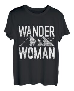 Wanderwoman Bergsteigerinnen wandern klettern Frauen T-Shirt