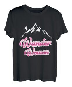 Wanderwoman Wanderer Bergsteiger Wanderlust Bergfan T-Shirt