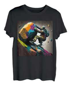Wandklettern Cute Bouldern Indoor Climber Climbergoods T-Shirt