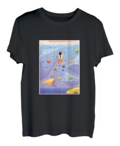 Wandklettern Klettersport Kletterer Bouldern Bergsteiger T-Shirt