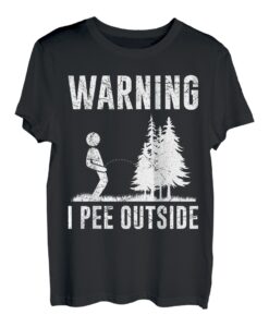 Warnung lustig Wanderer und Bergsteiger Berge Naturburschen T-Shirt